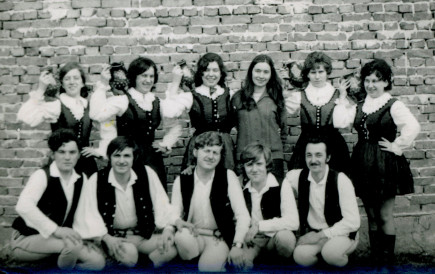 Néptánccsoport 1970